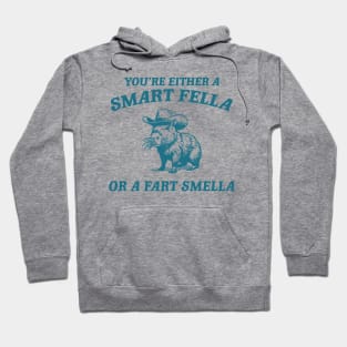 Are You A Smart Fella Or Fart Smella Vintage Style Shirt, Retro Cartoon T Shirt, Weird T Shirt, Meme T Shirt, Cabybara Hoodie